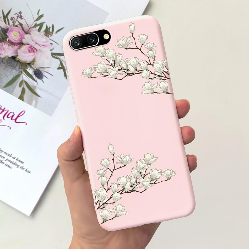 For Honor 10 Case Honor10 COL-L19 COL-L29 Fashion Moon Pattern Soft Silicon Protective Cover Phone Cases