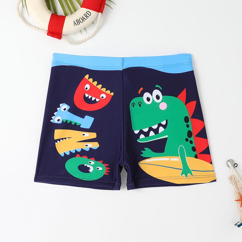 Baby Jungen Badehose mit Cartoon-Print und Schnürung