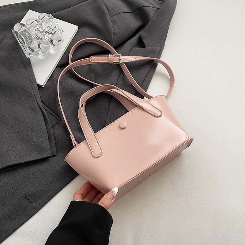 Stylish and Simple Small Bag Women's Summer New Portable Bucket Bag Versatile Shoulder Messenger Bag