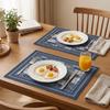 Quick Dry Rural Floral Dinner Mat Non-slip Kitchen Drain Mat Heat Insulation Mat  Home Decor