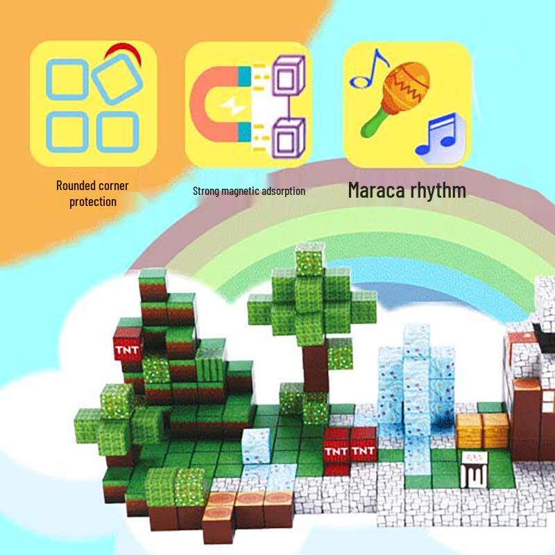 Super Mario DIY Magnetic Blocks Set