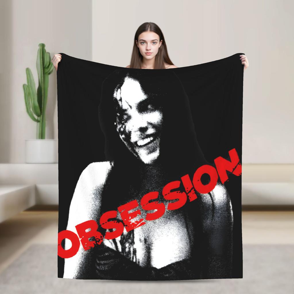 OBSESSION Nikki Horror MOVIE Blanket Flannel Textile Decor Multifunction Super Soft Throw Blankets for Home Bedroom Quilt