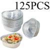 50/100Pcs Aluminum Foil Tin Box Disposable Thickened Heart Shape Tin Foil Tray Takeaway Baking Food Container Kitchen Restaurant Quality