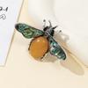 Fashion Brooch Pin With Shell And Stone For Elegant Clothing Accessory Gift