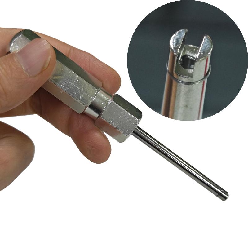 1/3Pcs Car Bicycle Moto Tire Repair Essential Parts Tire Valve Stem Core Remover Tool Set Screwdriver With Magnetic Suction Head