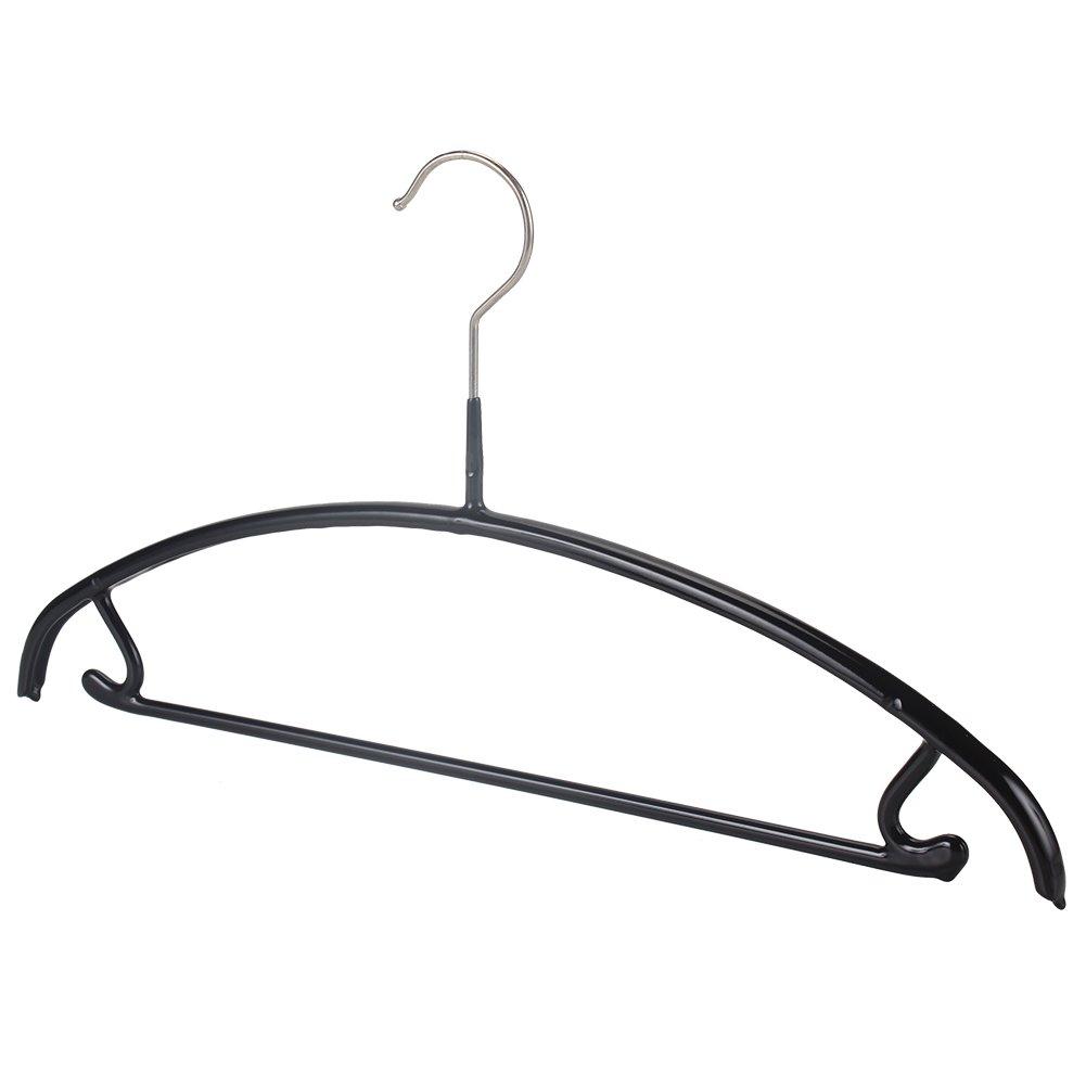 Mawa Hanger Economic Line Bar 36cm Mawa Hanger Economic mawa Hanger Bulk Purchase Storage Functional Design Closet 364005000 Black [Mawa] Women s