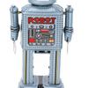 Wind Up Vintage Robot Retro Wind Up Robot Toy Decorative Exquisite Hand Made Iron Clockwork Toy for Cafe Bar Restaurant