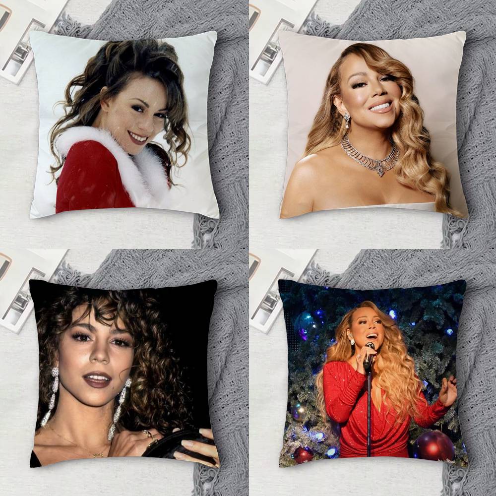 MMariah Carey Doublesided Printed Square Decorative Cushion Cover for Sofa Living Room Home Decor