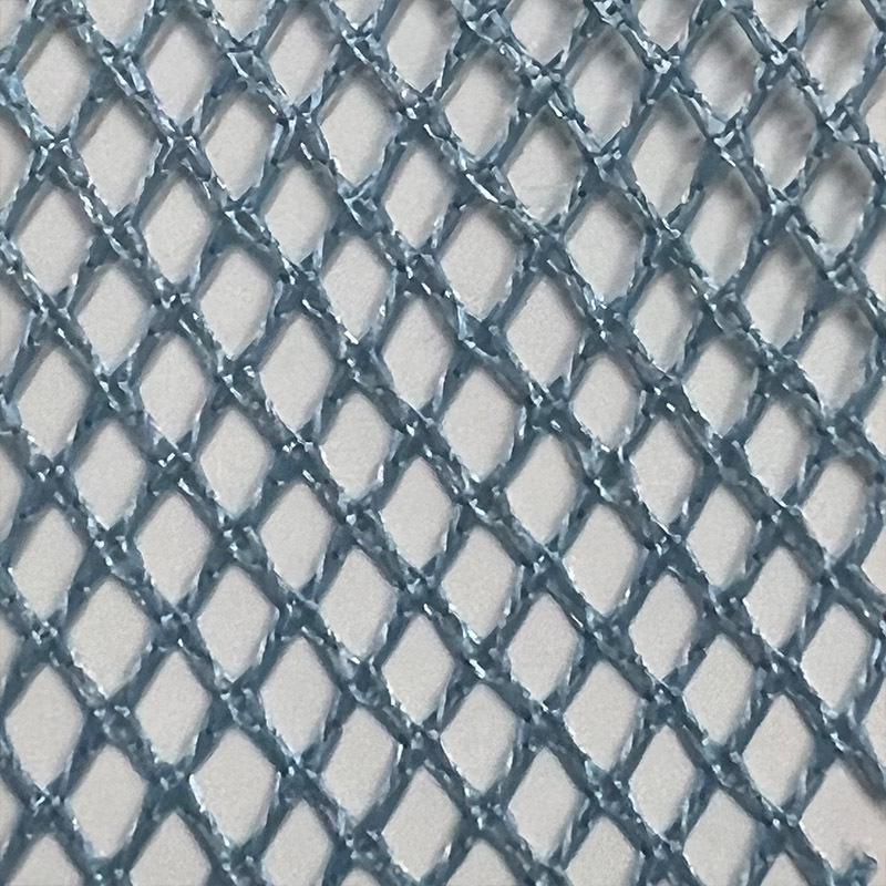 In-Stock K114 Diamond Warp Knit Polyester Mesh Fabric for Bags & Laundry