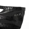 Kash Kash Metallic Gathered Packable Tote Bag, 10-00-02020, Women's, Black