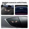 Energy Saving Car Decorations LED Warning Light with Animated Devil Eyes Shape, Solar Powered/Type-C Eye Led Accessories Charging Windshield
