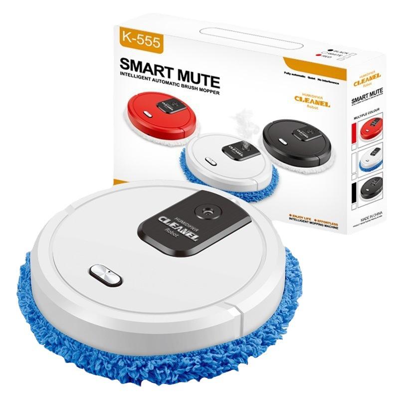 Household Smart Wet-Dry Mop with Humidification, Spray, and UV Light