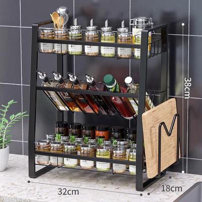 3-Tier Multi-functional Kitchen Spice Rack