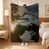 Lost in the Cloud Manhwa Wurfdecke 240g Flanelldecke, geeignet für Sofas, Betten, Büros, exquisites Geschenkdecke