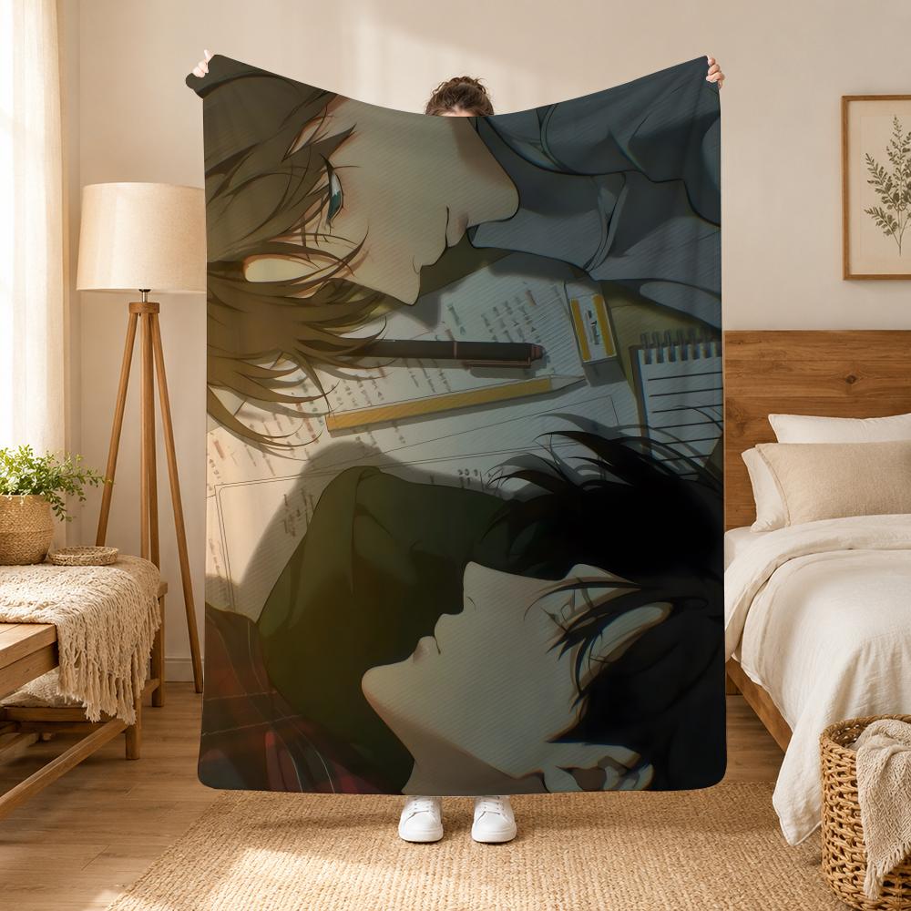 Lost in the Cloud Manhwa Wurfdecke 240g Flanelldecke, geeignet für Sofas, Betten, Büros, exquisites Geschenkdecke