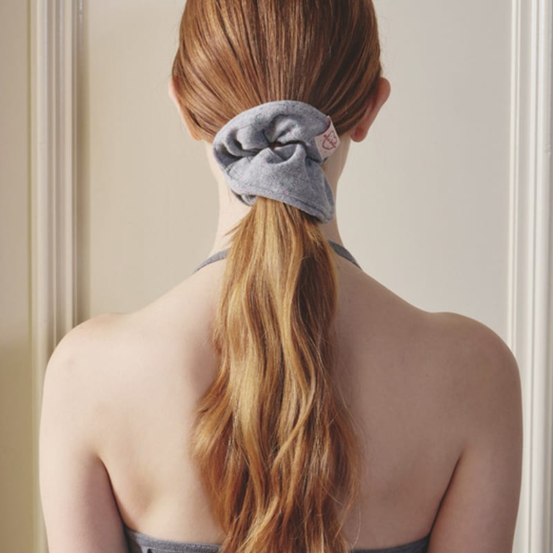 

ини бини фиолетовая резинка-скранчи white