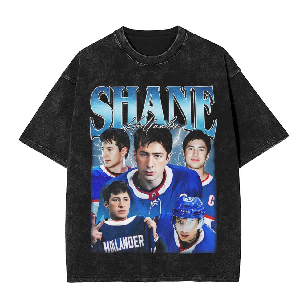 Washed T Shirts Heated Rivalry Ilya Rozanov TShirts Harajuku Connor Storrie Streetwear Cotton Graphic Tops Tops Tees Men Women