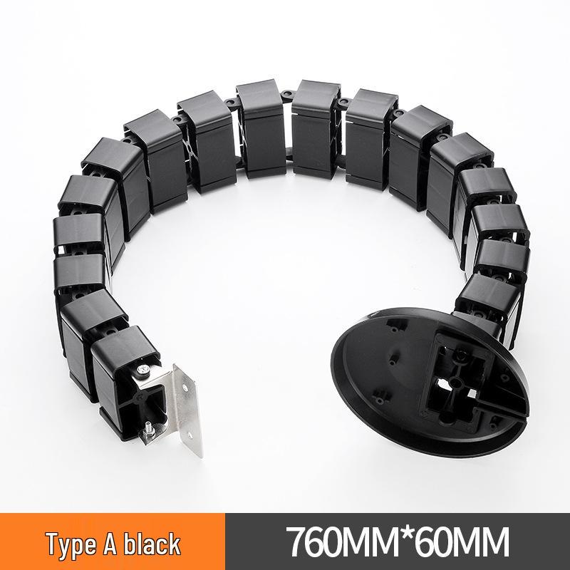 

In-Stock Snake-Shaped Office Desk Wire Management Tube – Conceal Wires for Conference Tables