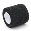 Sports self-adhesive elastic bandage scar pet self-adhesive elastic bandage finger wrist knee ankle self-adhesive bandage black Large (7.5cm*4.6m)