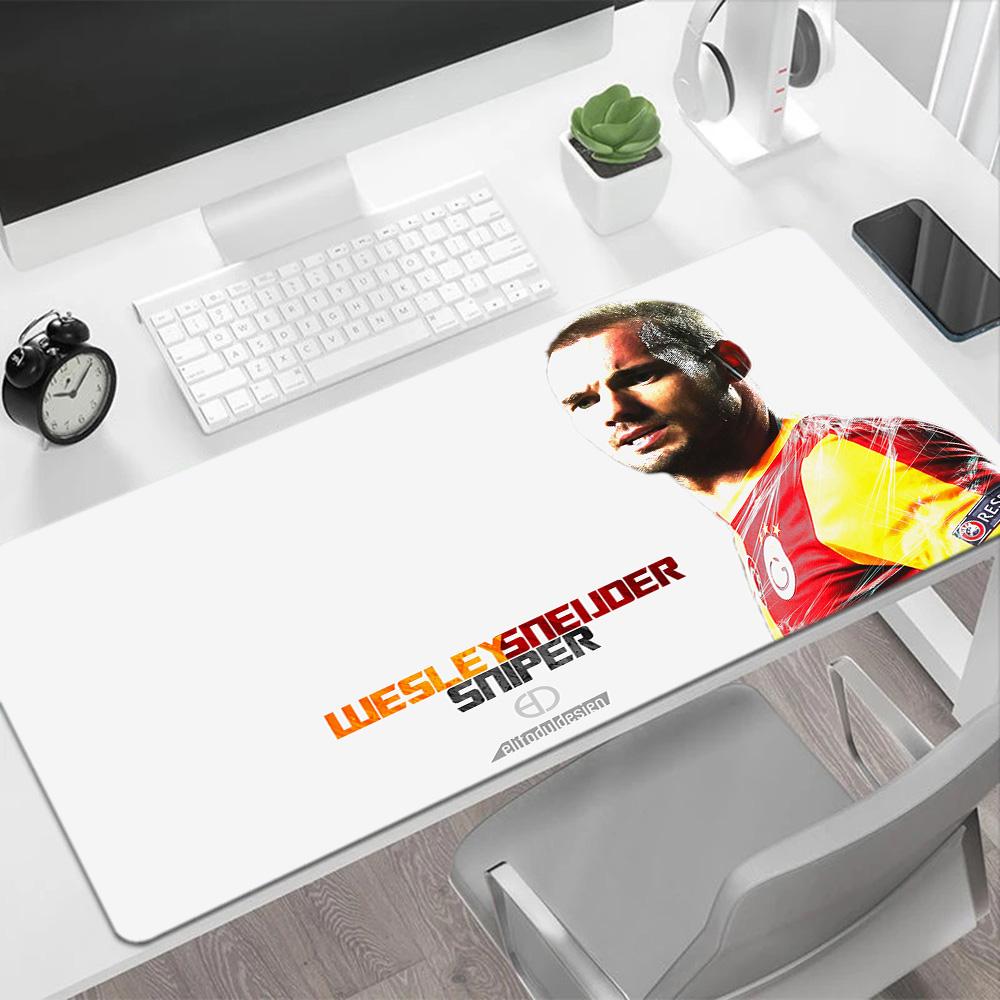 Football Player Action Gaming Mouse Pad Gamer Mousepad Computer Desk Keyboard Mat Non-Slip Rubber Bottom Perfect Gift for Gamers