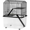 Three Tier Gerbil Cage Hamster Cage For Dwarf Hamster W Wheels Deep Bottom Food Dish Water Bottle