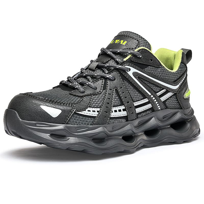 

New Men s anti smashing anti stabbing Composite toe work shoes 6 KV insulating shoes Lightweight Safety Shoes Men Sport Shoes 36