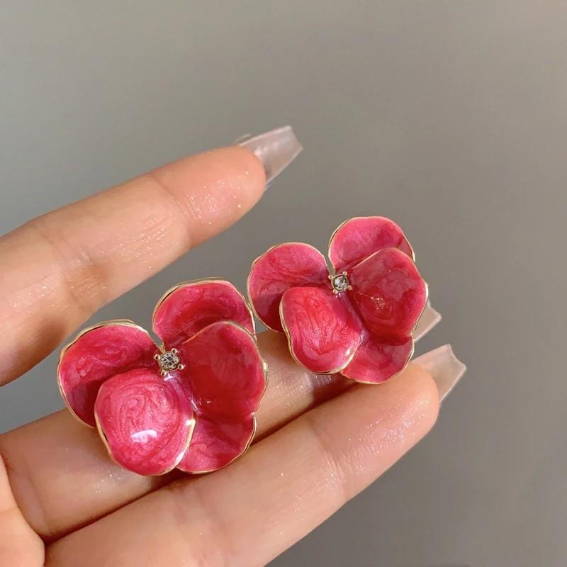 Punk Metal Vintage Ectangular Stripe Earrings for Women Gold Color Chunky Geometric Square Earrings Trendy Jewelry Gifts New