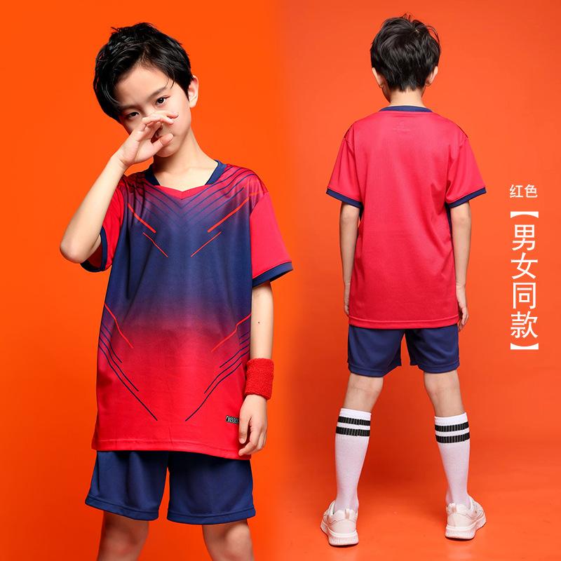 Group Buy: Children's Table Tennis Badminton Shirts, Training Team Uniforms, Quick-dry Breathable Men's and Women's Competition Short-sleeved Tennis 