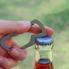 Mini Multifunctional Mountaineering Buckle Practical for Hiking Camping Bottle Opener Stainless Steel Pocket Climbing Carabiners