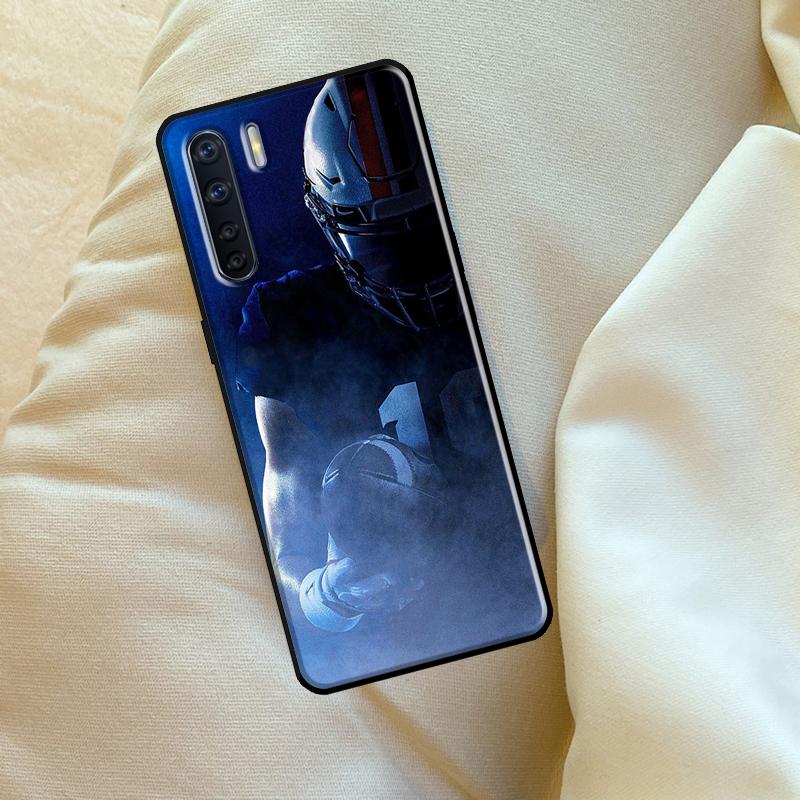 American Football Case For Oppo A17 A94 A74 A54 A60 A40 A80 A16 A76 A96 A98 A58 A78 A18 A38 A57 A15 A5 A6 Pro