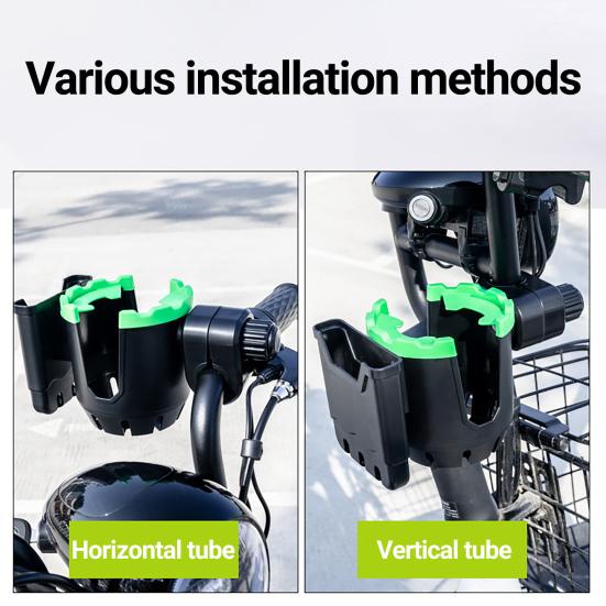 Bike Bottle Holder Portable MTB Road 2-in-1 Anti-slip Bicycle Phone Cup Holder Kettle