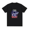 Funny Moon Astronaut T-Shirt Men Women Plus Size Fashion Oversized Breathable O-Neck Casual Streetwear Harajuku Unisex Tees