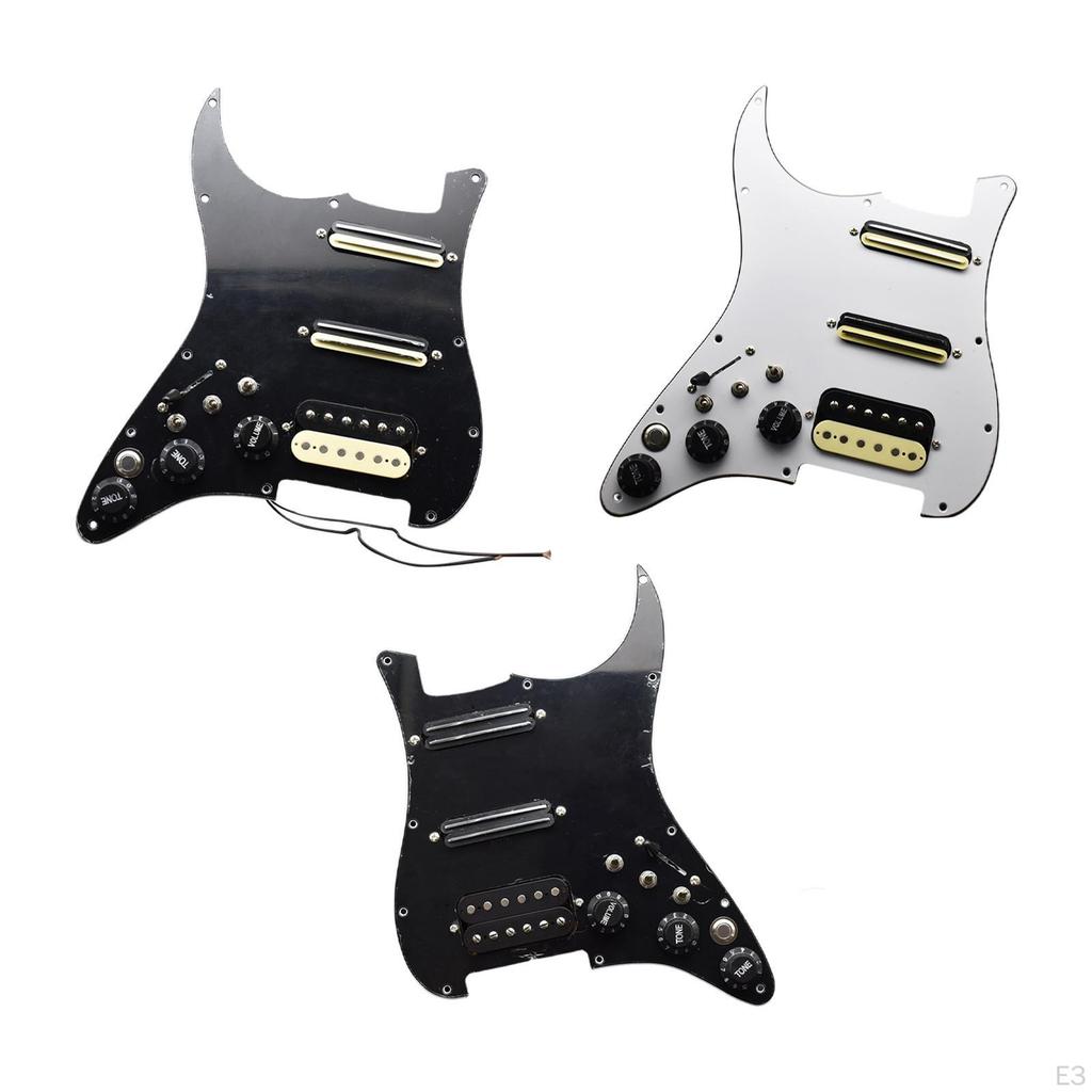 Electric Guitar Pickguard Pickup Left Replacement Practical Loaded