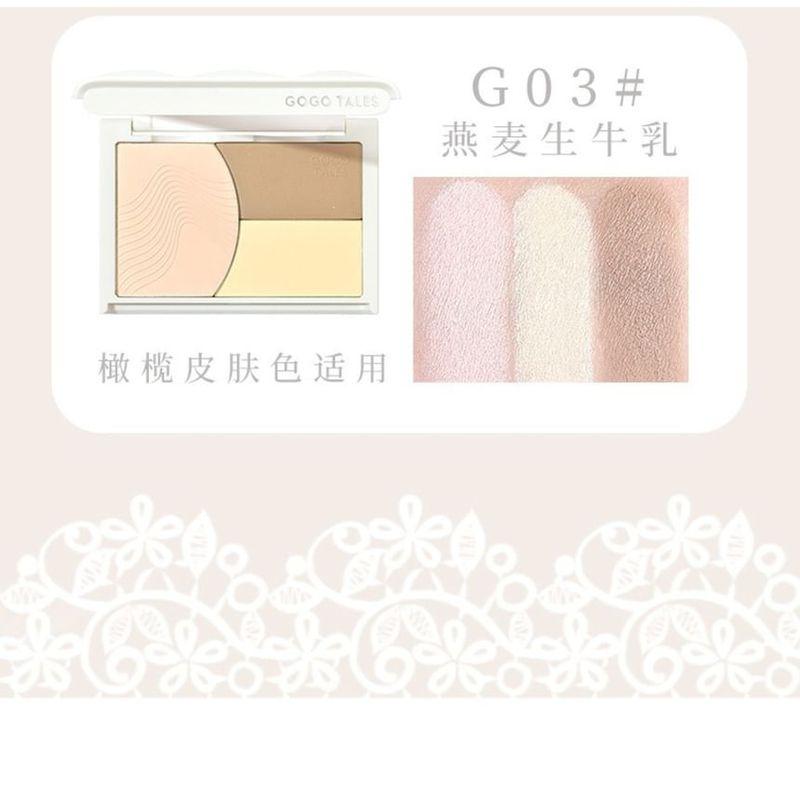 GOGO TALES - Shading Contour Palette - 3 Colors