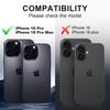 Korecase Camera Lens Protector for iPhone 16 Pro Max/iPhone 16 Pro Metal Tempered Glass Camera Cover Film, Rear Lens Case Friendly for iPhone 16Pro/