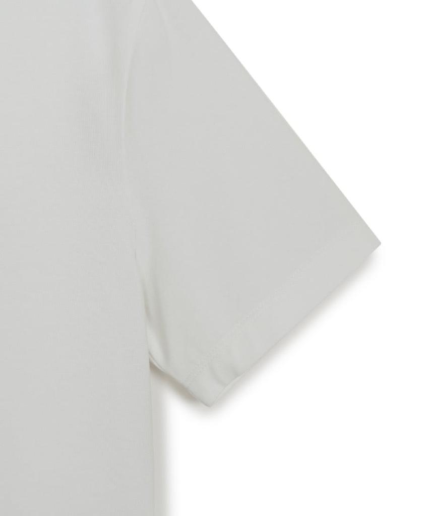 Emelbi Women'S Basic Slim Fit Crop Open Collar T-Shirt Ny (White)
