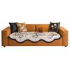 Chenille Irregular Sofa Cushion Cover Non-Slip Living Room Straight Sofa Cover Cloth Backrest Towel