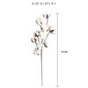 10 Heads Fake Flower Home Decor Floral Branch Cotton Stem Dried Cotton Flower Artificial Plants