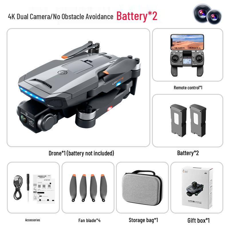 K918MAX Professional HD Drone with Laser Obstacle Avoidance and GPS