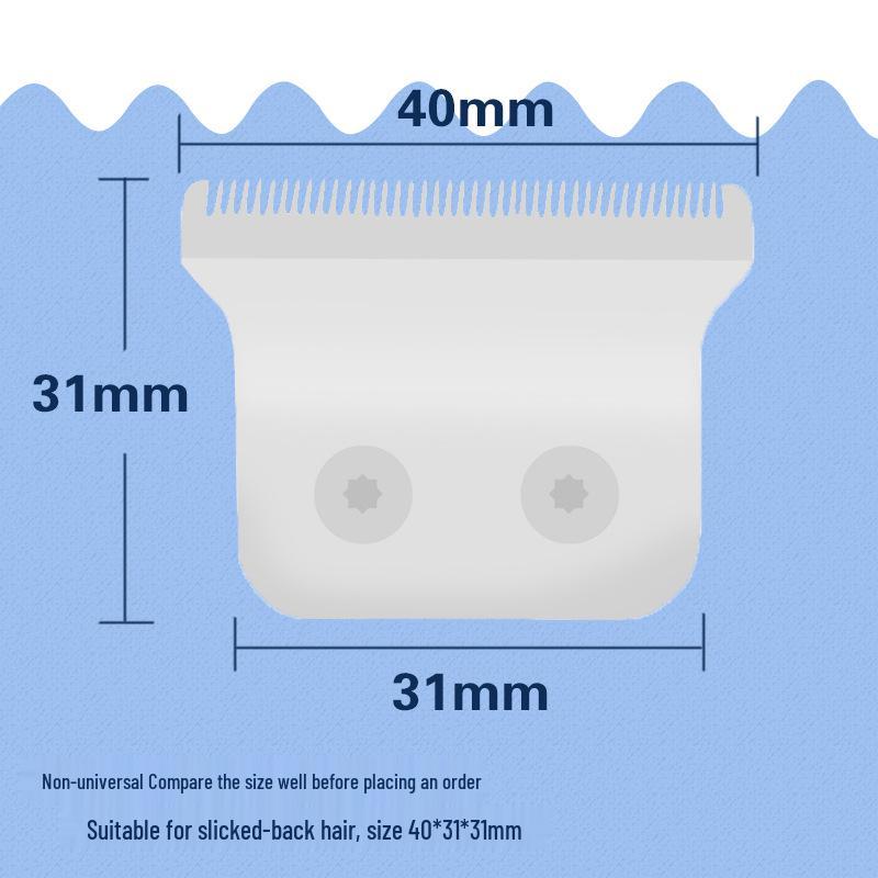 Retro Pompadour Electric Hair Clipper Set: Limit Comb, Blade, Caliper, Positioning Comb Accessories