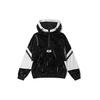 Player Electronic Series Color Block Woven Windbreaker Pullover American Style Hoodie Women Hoodies Black K0B62FJ01D
