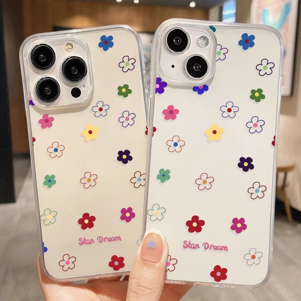 Acrylic Phone Case for iPhone 11 12 13 14 Pro 12 14 16 Pro Max for Samsung A16 A36 A56 S24 FE High-quality Painted Anti-fall Mobile Phone Case