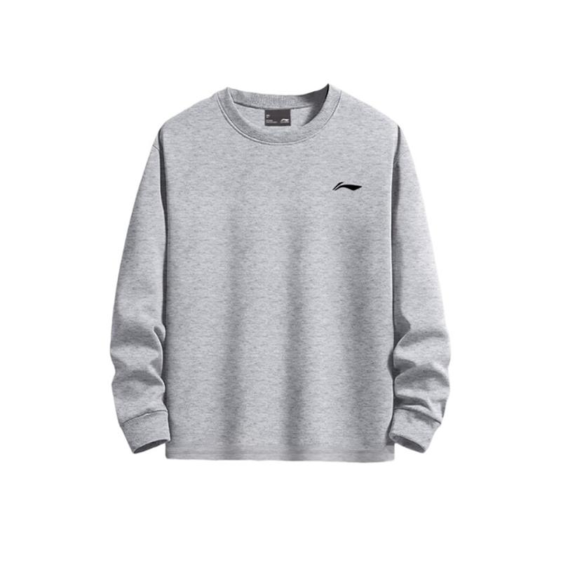 Li Ning Sweatshirt Men s Heather Gray YTLV098-3 4XL