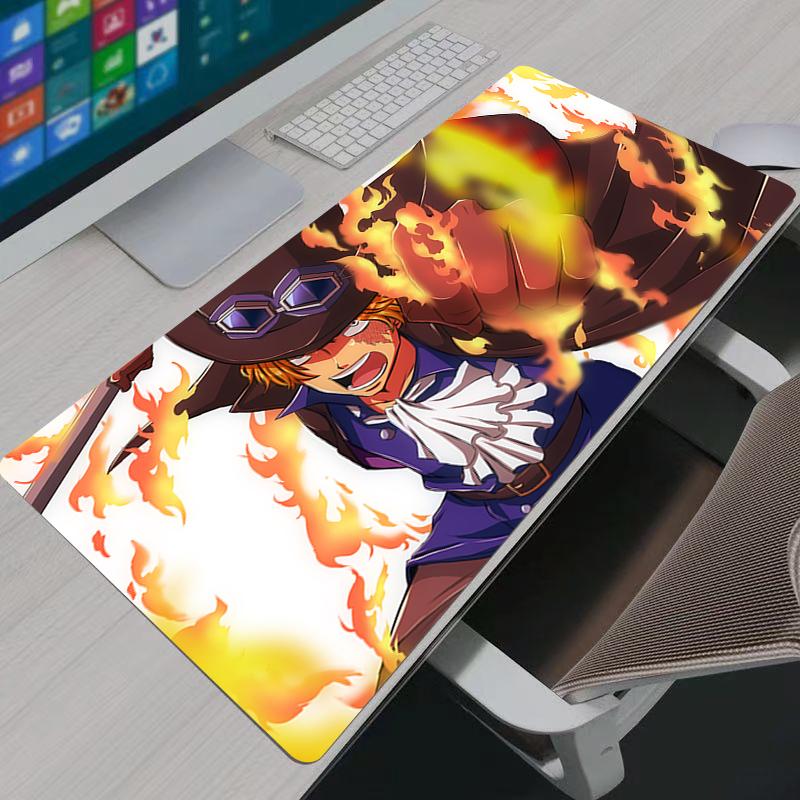 One Piece Sabo Mouse Pad Gaming Accessories Computer Keyboard Gamer Designed Specifically For e-sports Games Mousepad 30x60x0.2cm