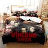 3D Anime Vinland Saga Bedding Set Single Twin Full Queen King Size Bed Set Adult Kid Bedroom Duvet Cover Sets For Home Textiles