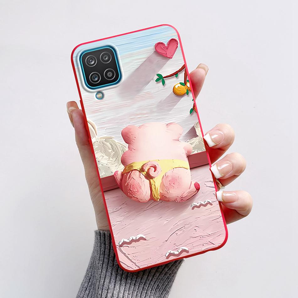 For Samsung A12 Case Galaxy A12 Cover Astronaut Soft Silicone Phone Cases Fundas For Samsung GalaxyA12 A12 A 12 A125F Case Coque