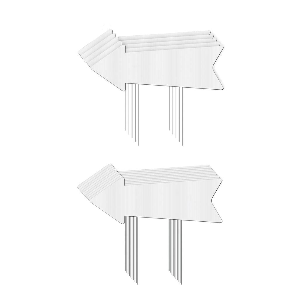 Weather Resistant Yard Sign With Ground Stake Durability Metal And Plastic For Outdoor Garden Decoration