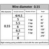 Wire Diameter 1.4mm Right Torsion Spring Return and Reset V-shaped Spring Right Rotation Spring Laps1/2/3/4/5lap 304SUS 10PCS