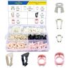 Universal Car Fuel Line Clamp Set for Ford - 140 Pieces