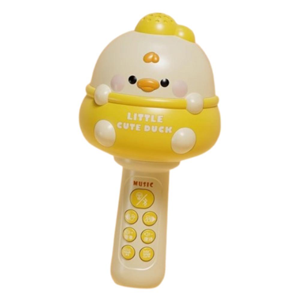 Music Cartoon Microphone Toy Cute Kid Singing Mic Creative Children Wireless Microphone  Home Use